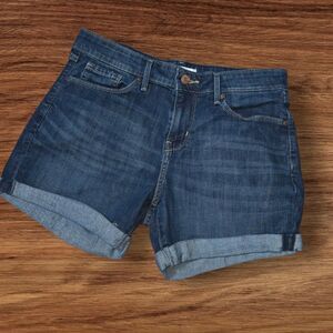 Levi's Cuffed Denim Mid Rise Shorts